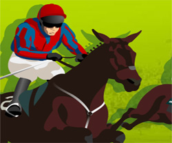 Horse racing game in flash
