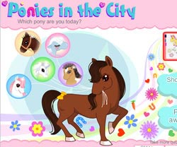 Pony Quiz game in flash